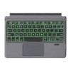 Tablet Keyboard Ergonomic Portable Bluetooth Tablet Leather Case Keyboard for