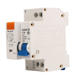 Miniature Circuit Breaker Overload Air Switch Leakage Protection Switch  16A 1P+N Rail Mounting