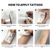 UBICA Large Semi Permanent Tattoo 2 Sheets | Lasts 2