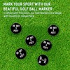 FINGER TEN Golf Ball Marker for Ladies Men Value 6