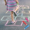 Outus 5 Pieces Sidewalk Chalk Holders Railroad Chalk Holder Jumbo