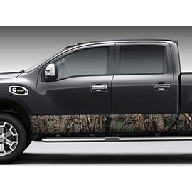 Camo Oak Ambush Rocker Panel Graphic Decal Kit for Truck SUV (8 inch x 28 Foot, Gloss)