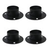 Wealrit 4 Pcs Round Post Bases Stainless Steel Flange Anchor