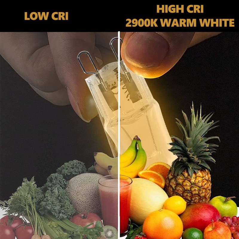 G9 LED Bulbs 40W Soft White Light，G9 Base Bulbs, 10Pcs