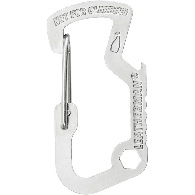 Leatherman Carabiner - Suitable for Attaching Items, Includes Bottle Opener