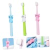 NOLITOY 1set Cartoon Toothbrushes Soft Bristles Oral Care Tools for