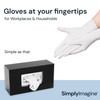 Black Glove Box Holder Wall Mount - Acrylic Disposable Glove
