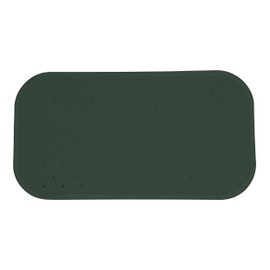 MSV Premium Shower, Bath mat, Antibacterial Non-Slip with Suction Cups, Dark Green, Smells of Roses, Approx. 36 x 65 cm, Washable at 60 °C, Vert Foncé, Unique