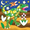 Color-By-Dots Sticker Book - Dinosaurs (Use Over 1,900 Dot Stickers