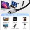 Conable Coaxial USB 4 Extension Cable 0.6FT, USB C Male