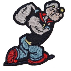 The Sailor Figure Embroidered Sew Iron on Patch, 2.5" x 3"