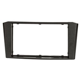 tomzz Audio 2455-067 Double DIN Radio Faceplate Compatible with Toyota Avensis (T25) from 2003-2008 Black