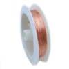 22 Gauge, 99.9% Pure Copper Wire (Half Round) Dead Soft