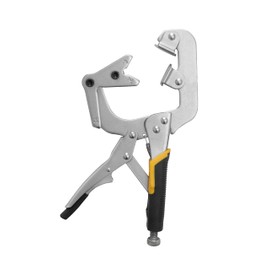 Xiao & Dao Pro Locking pipe clamp, 10 inch This clamp with swivel V shape pads for clamping pipe and tube to weld and repair,etc (1-pack)