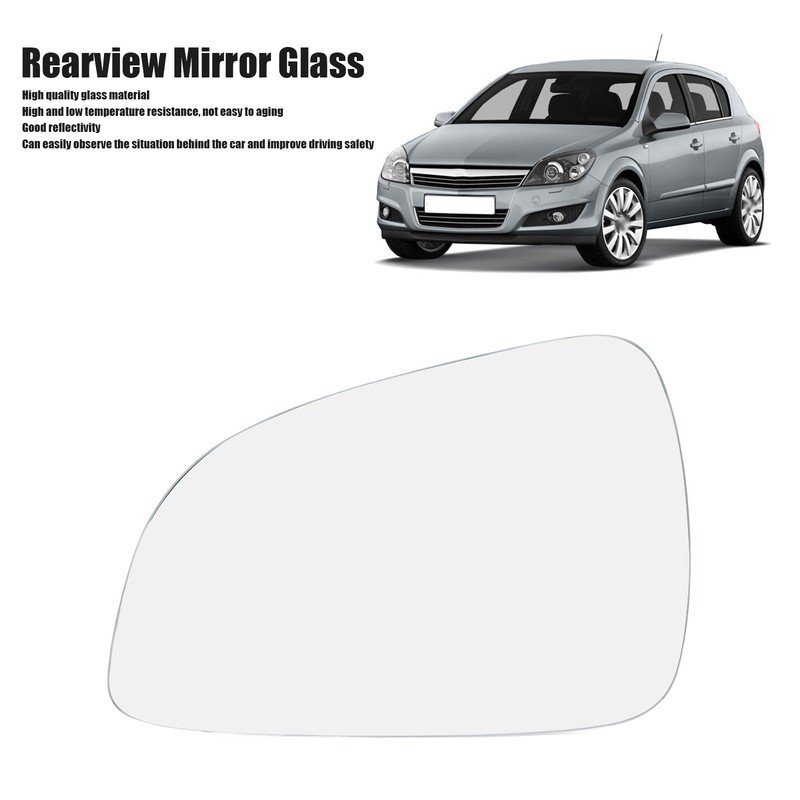 Car Rearview Mirror Glass Left Good Reflectivity Temperature Resistance Replacement