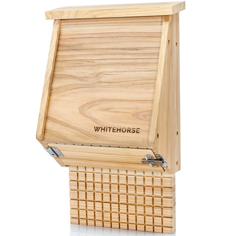 WHITEHORSE 4-Chamber Bat House - A Premium Cedar Bat Box