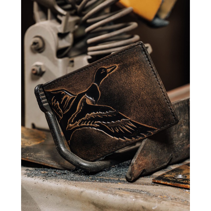 HoJ Co. Duck Bifold Wallet for Men | Outdoor Sportsman