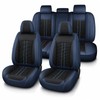 SecosAutoparts 5-Seat Car Seat Covers Full Set Microfiber Leather Waterproof