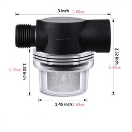 Unbranded Water Pump Filter With 50 Mesh Filter Screen for Water Pumps, RVs, Ships