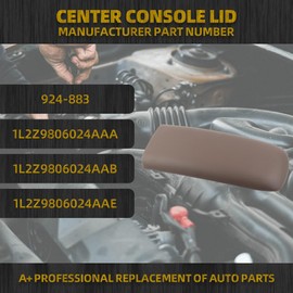 Dasbecan Center Console Lid Compatible with Ford Explorer 1995-2001 Ford Explorer Sport(3-Door) 2001-2003 Ford Explorer Sport Trac 2001-2005 Mercury Mountaineer 1997-2001 Tan Replace 924-883