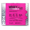 Proteína Aislada Whey Ner Isolate MDN Sports Pack 40 Sobres 30 g c/u 4 Sabores