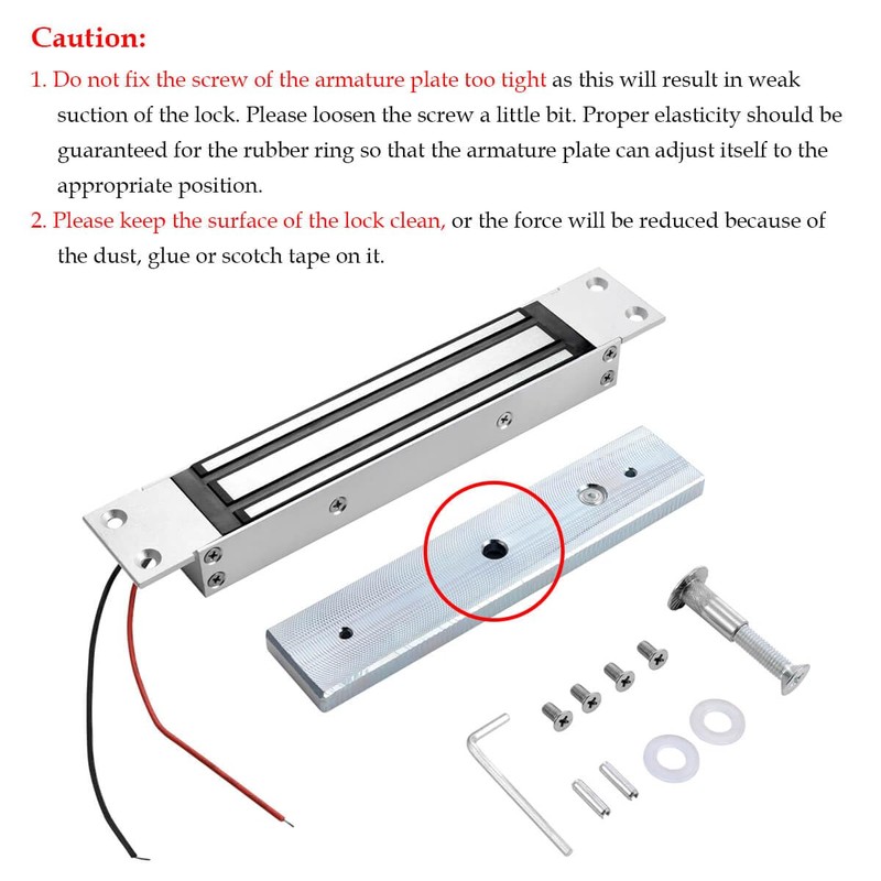 Electromagnet Flush Mount 280KG 600LBS Holding Force Embed Electric Magnetic