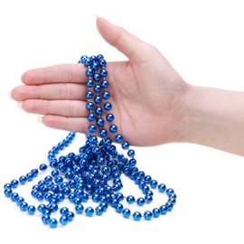 Christmas Concepts® 9ft Christmas Bead Chain - Christmas Bead Garlands - Christmas Decorations (Royal Blue)