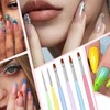 6PCS Acrylic Nail Brush Set – Professional Nail Art Brushes
