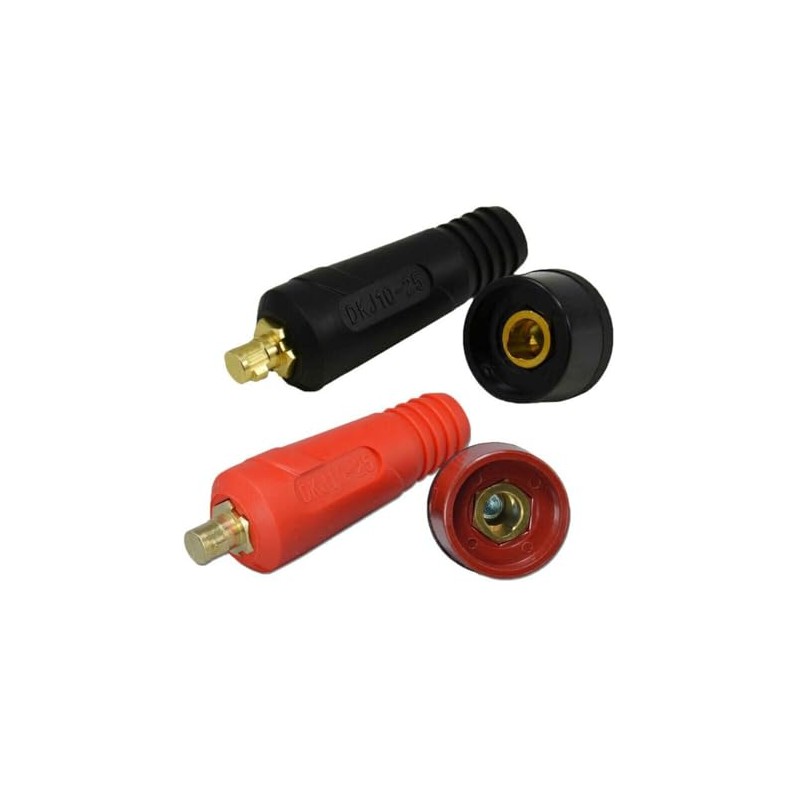 TIG Welding Cable Panel Connector Socket Set Style DKJ10-25 &