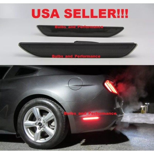 HPB SMOKED LENS RED LED REAR SIDE MARKERS LAMPS LIGHTS