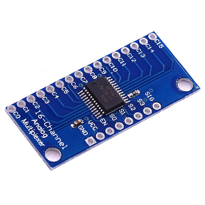 Hailege 2pcs CD74HC4067 CMOS 16 Channel Digital Analog Multiplexer Breakout