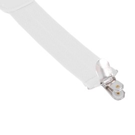 Trimming Shop Men's Suspender Braces - Heavy Duty Clip on Suspenders - Fully Adjustable and Elasticated - Fashion Accessory for Parties, Weddings, Casual, Formal Events