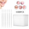 Disposable Plastic Toothpick Dental Picks Portable Practical Toothpick with Clear