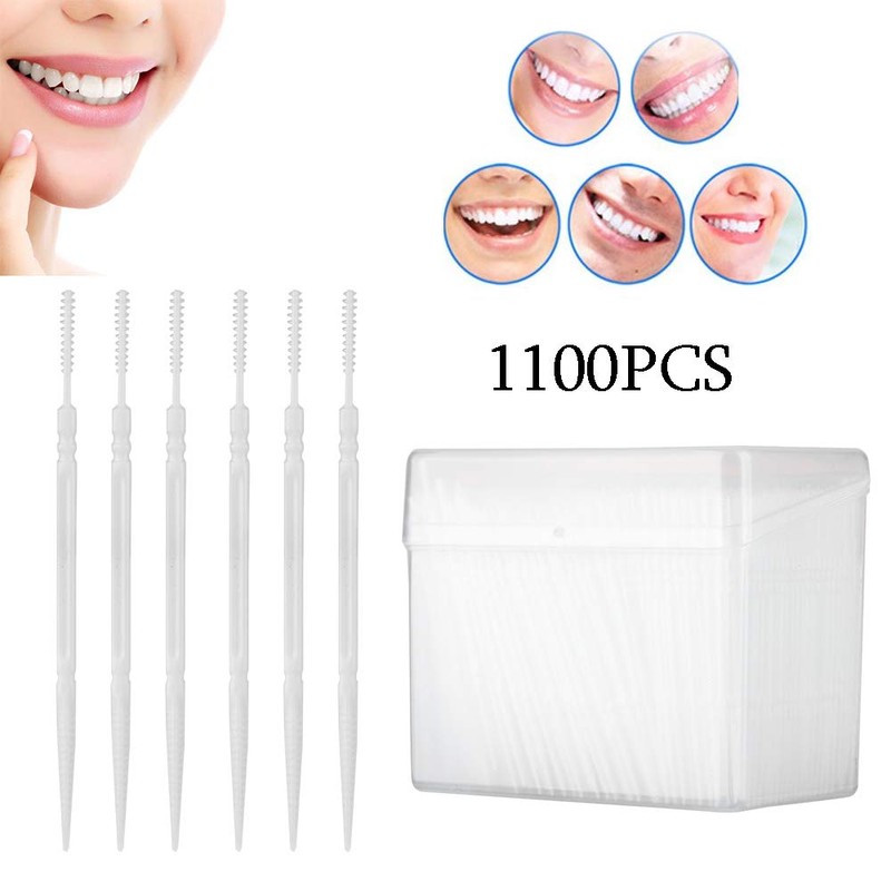 Disposable Plastic Toothpick Dental Picks Portable Practical Toothpick with Clear