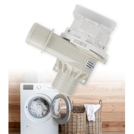 USTAR Upgraded AHA75673404 AHA75673402 Washer Drain Pump Assembly Compatible with LG Washing Machine Drain Pump Replace AP6978814 PS12748410 WT7250CW WT7300CW WT7305CW WT7405CW