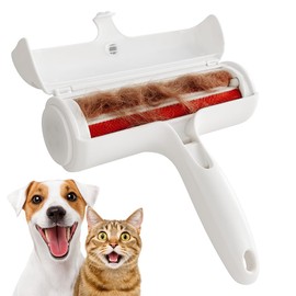 Nado Care Pet Hair Remover Roller - Lint Roller for pet Hair - Self Cleaning Dog & Cat Hair Remover - Remove Dog, Cat Hair from Furniture, Carpets, Bedding, Clothing and More. White