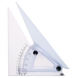 Alvin 12-Inch Computing Trig-Scale Adjustable Triangle (LX712K)