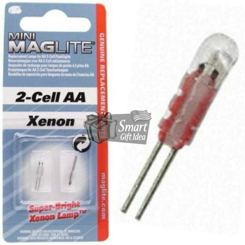 Mag-Lite Maglite Replacement Lamps for 2-Cell AA Mini Flashlight, 2