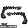GRAND ORANGE Front Bumper Brackets Compatible with Toyota Corolla 2019-2021