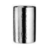 Premier Housewares Weinkühler/Sektkühler aus Edelstahl, mit Hammerschlagoptik, Silber, 12x12x20