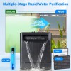 TARARIUM Turtle Tank Filter Aquarium Filter w/ Detachable U-V Light
