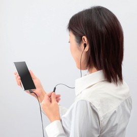 Elecom EHP-MM100MBK Micro USB Headphones, Monaural, Microphone Included, Black