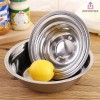 Importeek 3pz Bowl Tazon Acero Inoxidable Ensaladera Mezclar Cocina