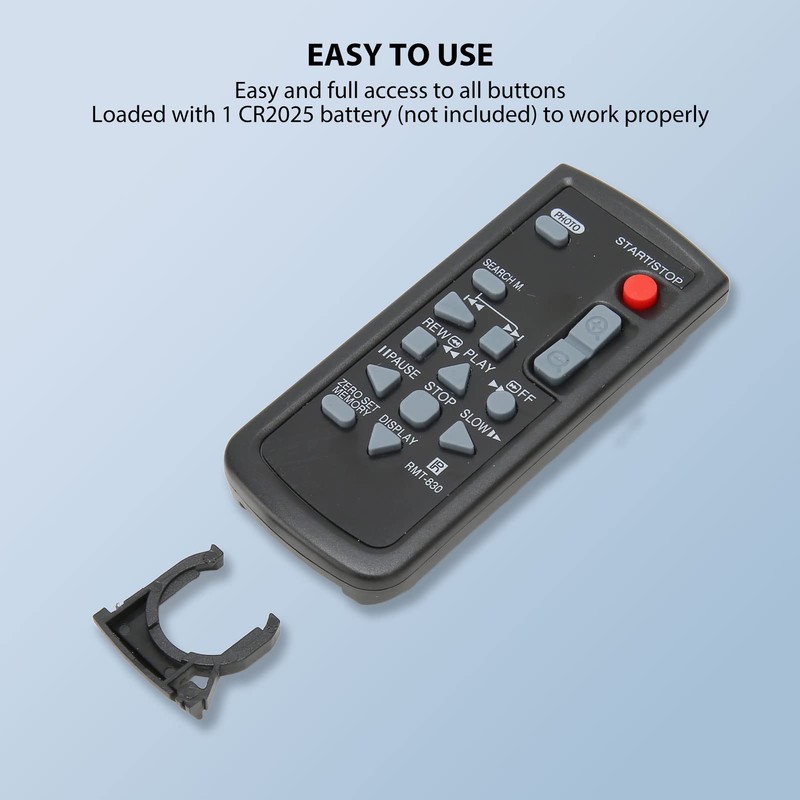 RMT 830 Remote Control for SONY Camcorders, Replacement Camcorder Remote