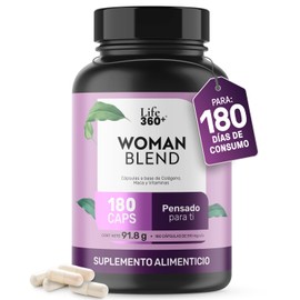 LIFE 360+ Woman Blend Multivitaminico para Mujer | 180 cápsulas | 510mg