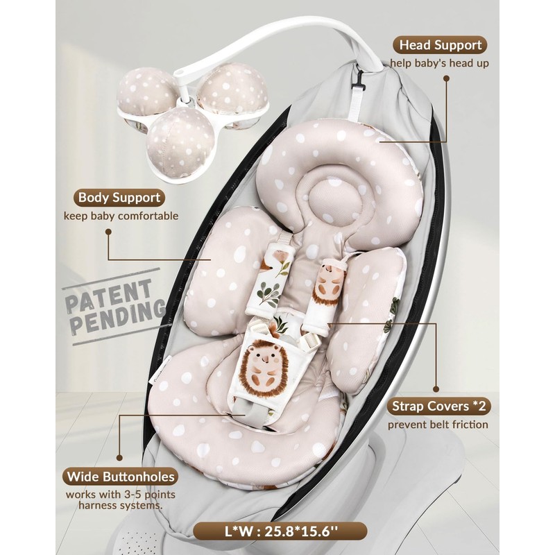 Sweetwavet Infant Insert Compatible with 4moms Mamaroo Swing and Infant