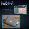 Solutions Gunmetal Satin Matte Chrome Metallic Vinyl Film Wrap Sticker