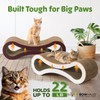 BOWHAUS Infinity Cat Scratcher Lounger, Reversible Scratcher, Infinity Cat Cardboard