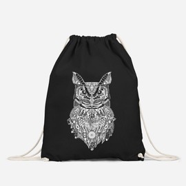 Autiga Gym Bag Owl Aztec Pattern Boho Aztec Owl Hipster Bag Bohemian