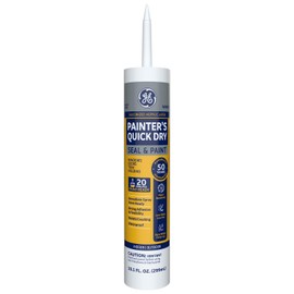GE Painter's Quick Dry 10.1 Oz. White Siliconized Acrylic Latex Caulk - 1 Each